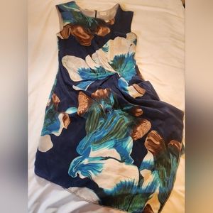 Anthropologie silk dress 6